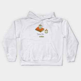 Time to relax Kids Hoodie